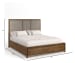 Laurel Ridge - King Upholstered Panel Bed - Brown / Gray