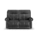 Alexander - Power Reclining Loveseat With Power Headrest & Lumbar - Weathered Stone Gray