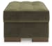 Caspian-Town - Olive - Oversized Accent Ottoman