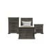 Park Ridge - Twin Sleigh Storage 3 Piece Bedroom Set - Charcoal