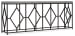 Ciao Bella - Metal And Concrete Console Table - Dark Gray / Black
