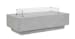 Bazaar - Gravelstone Rectangular Fire Table - Gravelstone