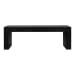 Lazarus - Outdoor Bench - Black