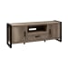 Sun Valley - 64" TV Console With Faux Metal - Light Brown