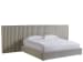 Modern - Decker King Wall Bed with Panels - Gray