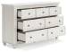 Grantoni - White - Seven Drawer Dresser