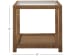 Escape - Long Key End Table - Dark Brown