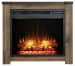 Trinell - Brown - Fireplace Mantel w/FRPL Insert