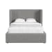 Angeline - Complete Full Non-Storage Bed - Gray Fabric