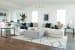 Polaris - 3 Piece Sectional With Comfort Coil Seating, 9 Included Accent Pillows And Included Cocktail Ottoman (Right Side Facing Chaise) - Sugar