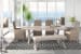 Beachcroft - Beige - 6 Pc. - Dining Set With Bench, Chairs