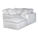 Terra - Livesmart Fabric Condo Nook Modular Sectional - Cream
