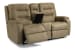 Arlo - Power Reclining Loveseat With Console & Power Headrests - Light Brown