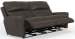 Fredda - Italian Leather Match Power Zero Gravity Reclining Sofa With Power Adjustable Headrest - Coffee