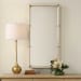 Cyprus - Leather Mirror - White