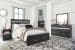 Starberry - Black - 9 Pc. - Dresser, Mirror, Chest, Queen Panel Bed With 2 Storage Drawers, 2 Nightstands