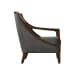 Hopkins - Chair With Brown Arm - Columbia Charcoal