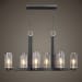Jarsdel - 6 Light Industrial Island Light - Black