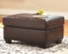 Morelos - Chocolate - 2 Pc. - Chair With Ottoman