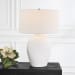 Reyna - Chalk Table Lamp - White