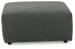 Edenfield - Charcoal - Oversized Accent Ottoman
