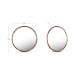 Alcott - Accent Round Mirror Small - Walnut
