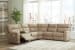 Next-Gen Durapella - 6-Piece Power Reclining Sectional With Storage Console - Sand