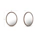 Alcott - Accent Oval Mirror - Walnut