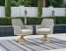 Seton Creek - Swivel Chair With Cushion (Set of 2) - Gray