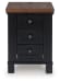 Wildenauer - Chair Side End Table - Brown / Black