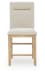 Lasinger - Upholstered Barstool (Set of 2) - Light Brown