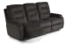 Kerrie - Reclining Sofa - Dark Brown