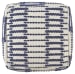 Lanka - Blue/White - Pouf