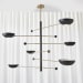 Swinger - 6 Light Pendant - Black