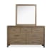 Westbourne - Dresser With Portrait Mirror - Dark Umber