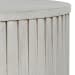 Myrtle - Solid Wood Round Coffee Table - Gray