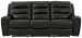 Warlin - Black - PWR REC Sofa with ADJ Headrest