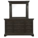 Caldwell - Dresser/Mirror - Brown