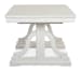 Heron Cove - Extendable Trestle Dining Table With 4 Side Chairs And Buffet - Chalk White And Dovetail Gray