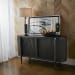 Tambour - Cabinet - Black Ceruse