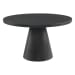 Portland - Round Dining Table - Black