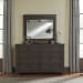 Thornwood Hills - 3 Piece Bedroom Set (King Bookcase Bed, Dresser & Mirror) - Dark Brown