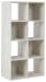 Paxberry - Whitewash - Eight Cube Organizer