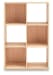 Piperton - Tan - Six Cube Organizer