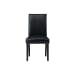 Meridian - Faux Leather Side Chair (Set of 2) - Black