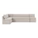 Fable - Slipcover Dining Banquette L-Shape Sectional - Beige
