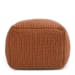 Prism - Performance Prism Pouf - Terracotta