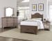 Bungalow Twin Arch Storage Bed Finish Shown - Folkstone(Driftwood)