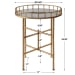 Tilly - Accent Table - Bright Gold