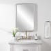 Crofton - Vanity Mirror - Black & Pearl Silver